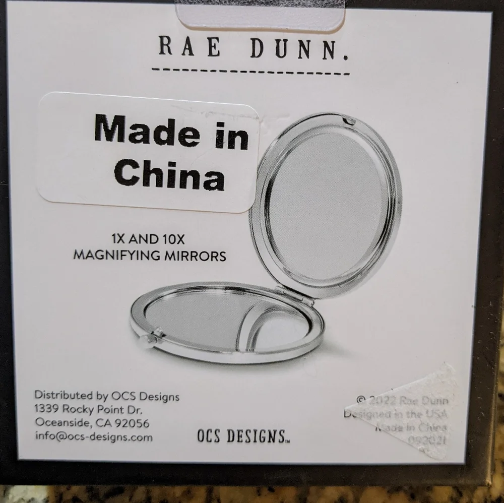 Rae Dunn Compact Mirror NEW